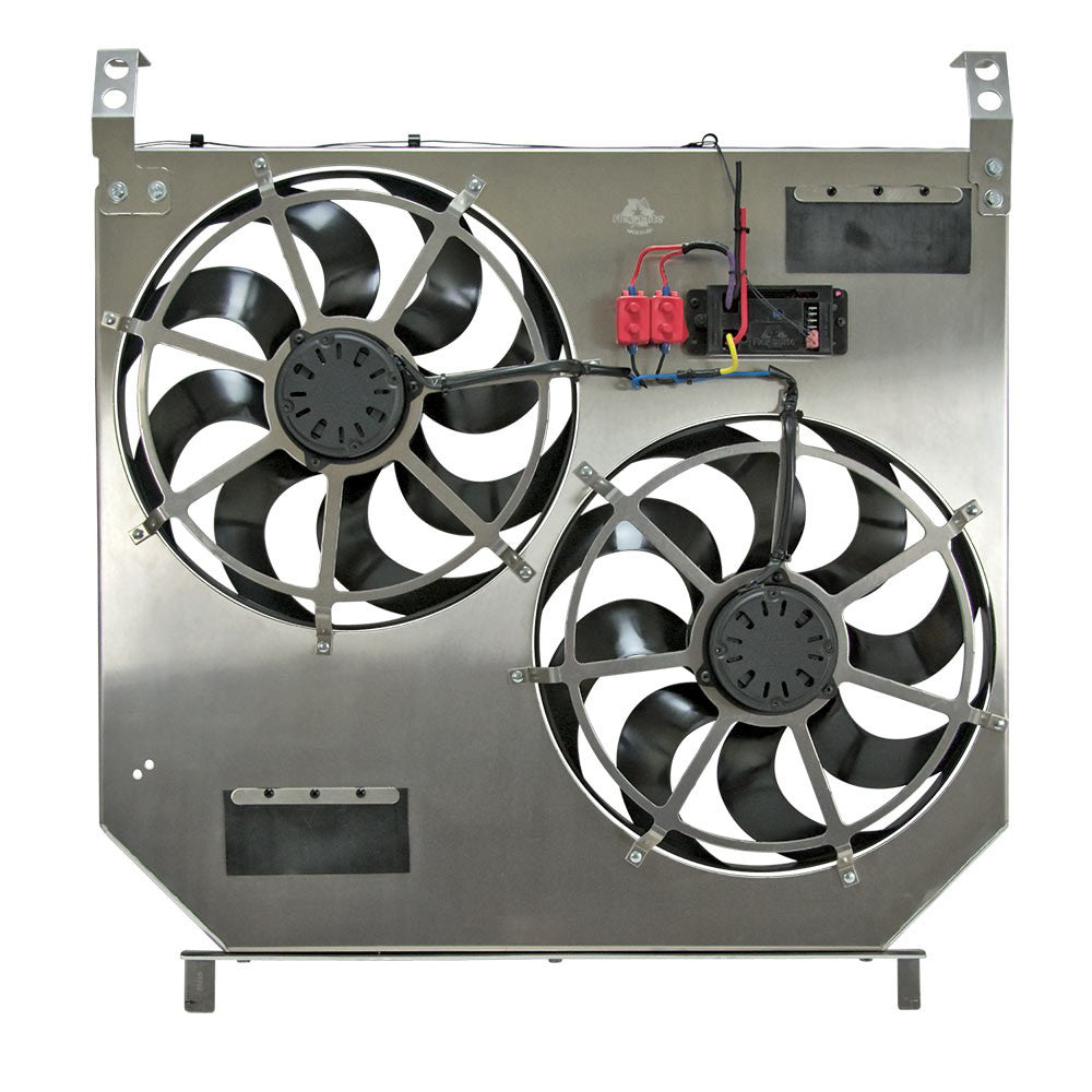 FLEX-A-LITE 116545 FLEX-A-LITE 116545 Dual 15-Inch Electric Cooling Fan for 2003-2007 Ford F250 Pickup