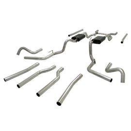 FLOWMASTER 17654 Crossmember Back Exhaust Kit 67-72 GM P/U C10