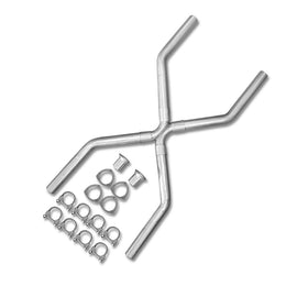 FLOWTECH 53623 3.0in Universal X-Pipe Kit