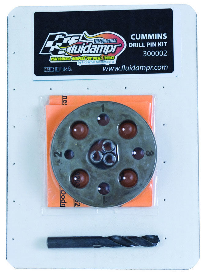 FLUIDAMPR 300002 Crank Drill & Pin Kit Dodge Cummins Diesel