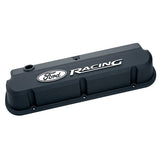 FORD 302-135 Slant Edge Valve Cover Set w/Ford Racing Logo