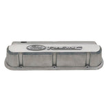 FORD 302-146 Slant Edge Valve Cover Set w/Ford Racing Logo
