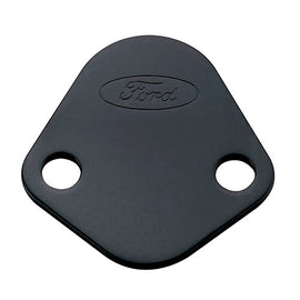 FORD 302-291 Fuel Pump Block-Off Plate Black w/Ford Logo