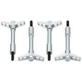 FORD 302-325 Valve Cove Bolt Kit 4pk Chrome w/Ford Logo