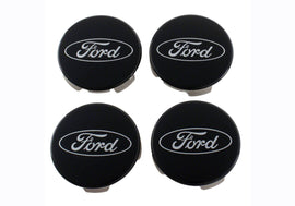 FORD M-1096K-BCT Ford M-1096K-BCT Black and Chrome Wheel Center Cap for Trucks and SUVs, 2.55 Inch Diameter, Set of 4