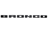 FORD M-1447-BLMB Ford Bronco Grille Lettering Overlay Kit - Black M-1447-BLMB