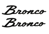 FORD M-1447-BSGS Ford Bronco Classic Script Fender Badge Kit M-1447-BSGS