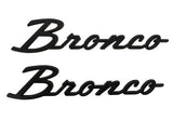 FORD M1447-BSMB 21 -24 Bronco Classic Script Fender Badge Kit
