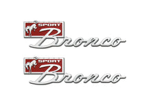 Load image into Gallery viewer, FORD M-1447-BSPRT Ford Bronco Sport Script Fender Badge Kit M-1447-BSPRT