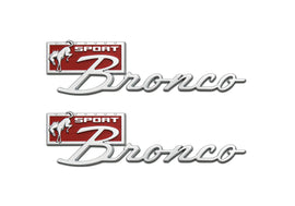 FORD M-1447-BSPRT Ford Bronco Sport Script Fender Badge Kit M-1447-BSPRT
