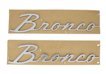 Load image into Gallery viewer, FORD M-1447-BSS Ford Bronco Script Emblem Kit - Silver - M-1447-BSS