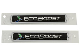 FORD M-1447-EBBLK Ford M-1447-EBBLK EcoBoost Emblems and Badges in Black and Silver Pair