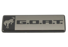 Load image into Gallery viewer, FORD M-1447-GOATBLK Ford Bronco G.O.A.T. Badge in Black and Gray - Part Number M-1447-GOATBLK