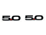 FORD M1447-M50AB 15-23 Mustang 5.0L Fender Badges Black