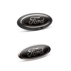 FORD M-1447-SDC3 Ford Super Duty Black Oval Emblem Kit with Front Camera - Part M-1447-SDC3 by Ford