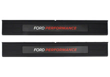 Load image into Gallery viewer, FORD M-1613208-A Ford Performance Mustang Sill Plate Set M-1613208-A - Brushed Aluminum, Pair