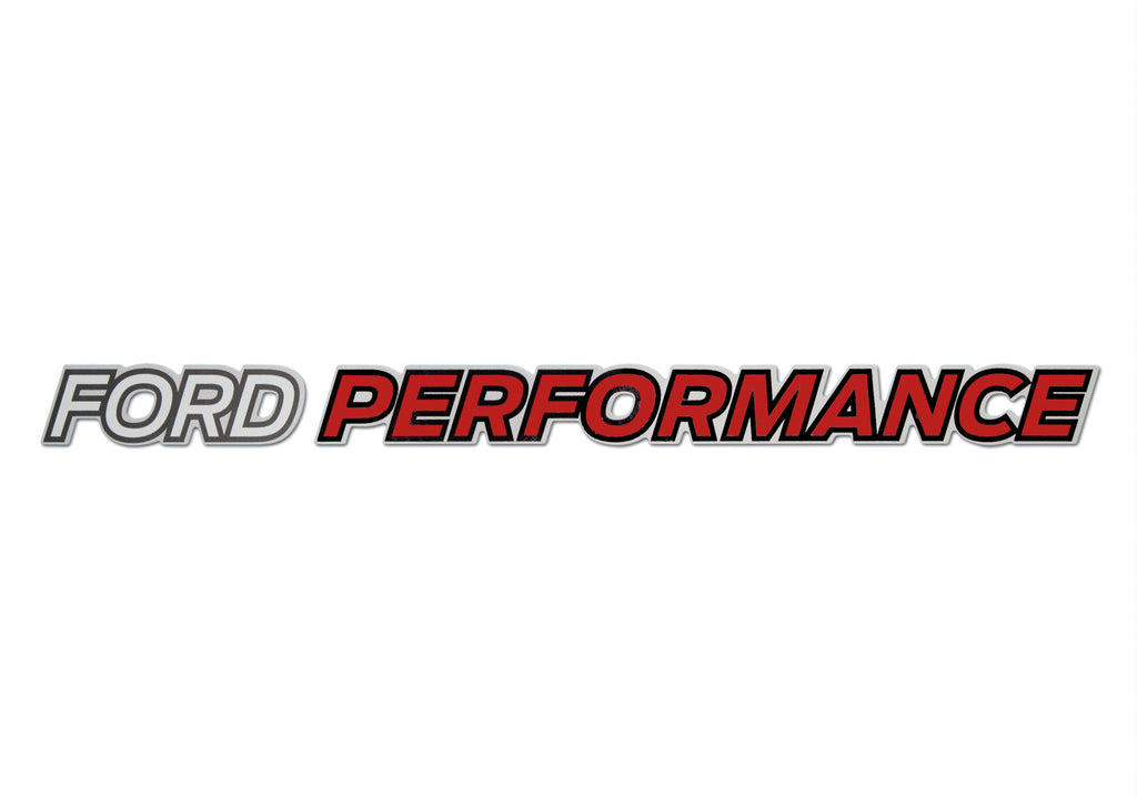 FORD M-1820-FPBED Ford Performance Decal Set M-1820-FPBED - Red and White Logo Stickers, 14 inches
