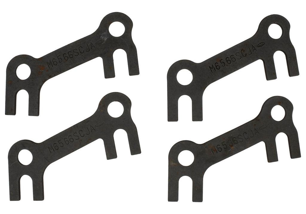 FORD M-6566-SCJA Ford M-6566-SCJA Pushrod Guide Plates for Big Block Ford 3/8-Inch Pushrods, Flat Steel, 4-Pack