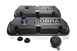 FORD M6582-A SBF Blk Crinkle Valve Covers