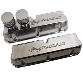FORD M-6582-CT2 Ford Racing M-6582-CT2 Small Block Ford Circle Track Valve Covers with Breathers