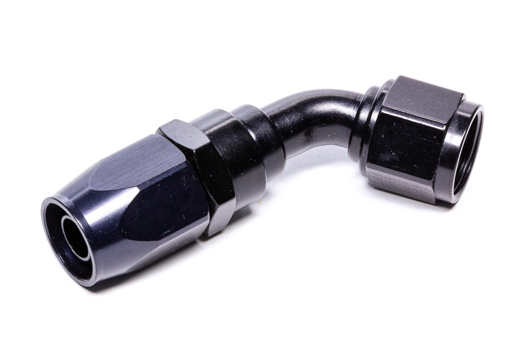 FRAGOLA 106008-BL FRAGOLA 106008-BL 8 AN 60-Degree Aluminum Swivel Hose Fitting, Black Anodized