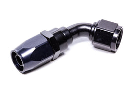 FRAGOLA 106008-BL FRAGOLA 106008-BL 8 AN 60-Degree Aluminum Swivel Hose Fitting, Black Anodized