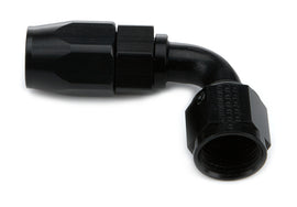 FRAGOLA 109008-BL Hose Fitting #8 90 Deg Black