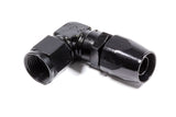 FRAGOLA 109110-BL #10 x 90 Low Profile Forged Hose End Black