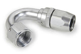 FRAGOLA 115012-CL #12 150-Degr Power Flow Hose End - Clear