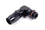FRAGOLA 189008-BL Hose Fitting  #8 90 Deg to 3/4-16 Male ORB Black