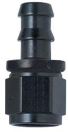 FRAGOLA 200104-BL Hose Fitting #4 Straight Push Lock Black