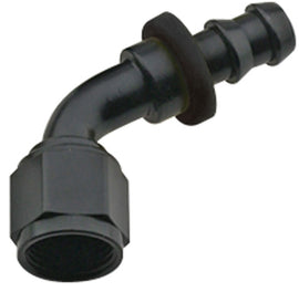 FRAGOLA 206008-BL Hose Fitting #j8 60 Deg Push Lock Black