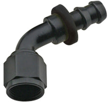 Load image into Gallery viewer, FRAGOLA 206012-BL Hose Fitting #12 60 Deg Push Lock Black