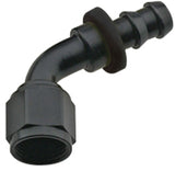 FRAGOLA 206012-BL Hose Fitting #12 60 Deg Push Lock Black