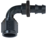 FRAGOLA 209010-BL Hose Fitting #10 90 Deg Push Lock Black