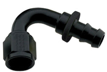 Load image into Gallery viewer, FRAGOLA 212010-BL Hose Fitting #10 120 Deg Push Lock Black