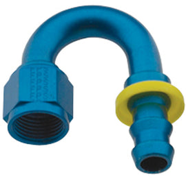FRAGOLA 218008 Hose Fitting #8 180 Deg Push Lock
