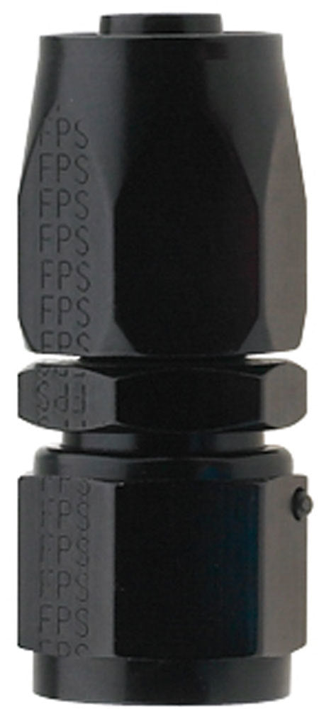 FRAGOLA 220108-BL Hose Fitting #8 Straight Pro-Flow Black