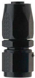 FRAGOLA 220112-BL Hose Fitting #12 Str Pro-Flow Black