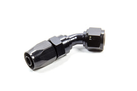 FRAGOLA 224505-BL Hose Fitting #6 45 Deg. to #8 Hose Black