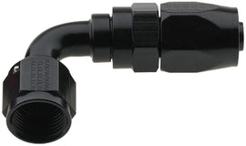 FRAGOLA 229004-BL Hose Fitting #4 90 Deg Pro-Flow Black