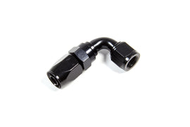FRAGOLA 229005-BL Hose Fitting #6 90 Deg. to #8 Hose Black