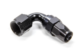 FRAGOLA 229007-BL Hose Fitting #8 90 Deg. to #6 Hose Black