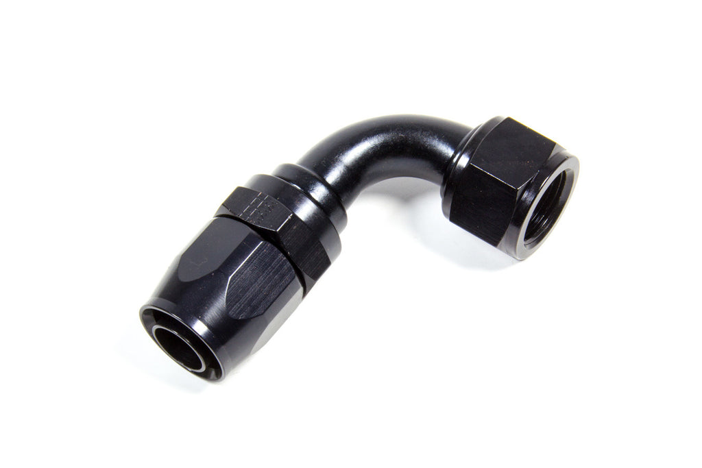 FRAGOLA 229011-BL Hose Fitting #10 90 Deg. to #12 Hose Black