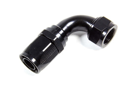 FRAGOLA 229013-BL Hose Fitting #12 90 Deg. to #16 Hose Black