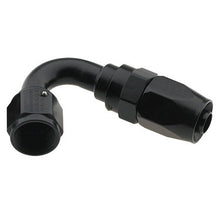 Load image into Gallery viewer, FRAGOLA 231207-BL Hose Fitting #8 120 Deg. to #6 Hose Black