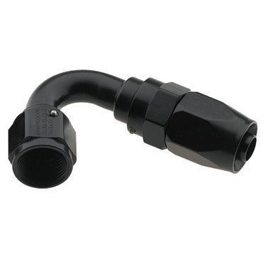 FRAGOLA 231213-BL Hose Fitting #12 120 Deg to #16 Hose Black