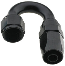 Load image into Gallery viewer, FRAGOLA 231808-BL Hose Fitting #8 180 Deg Pro-Flow Black