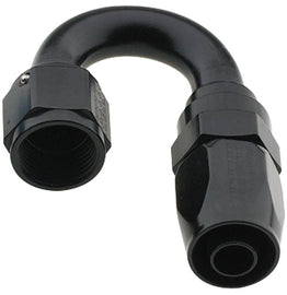 FRAGOLA 231812-BL Hose Fitting #12 180 Deg Pro-Flow Black