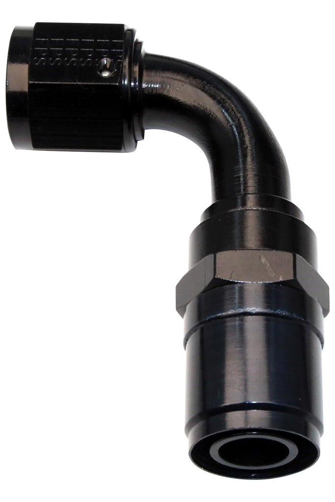 FRAGOLA 2609008 #8 Race-Rite Crimp-On Hose End 90-Degree